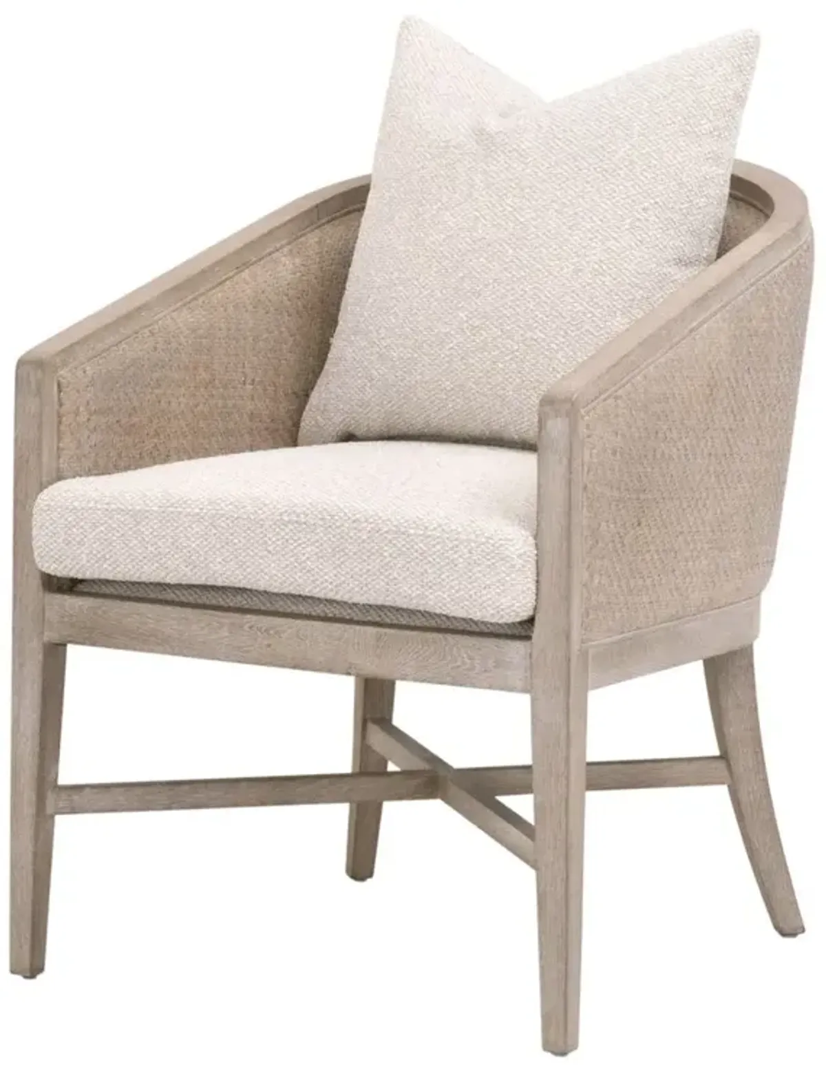 McGuire Arm Chair, Off White