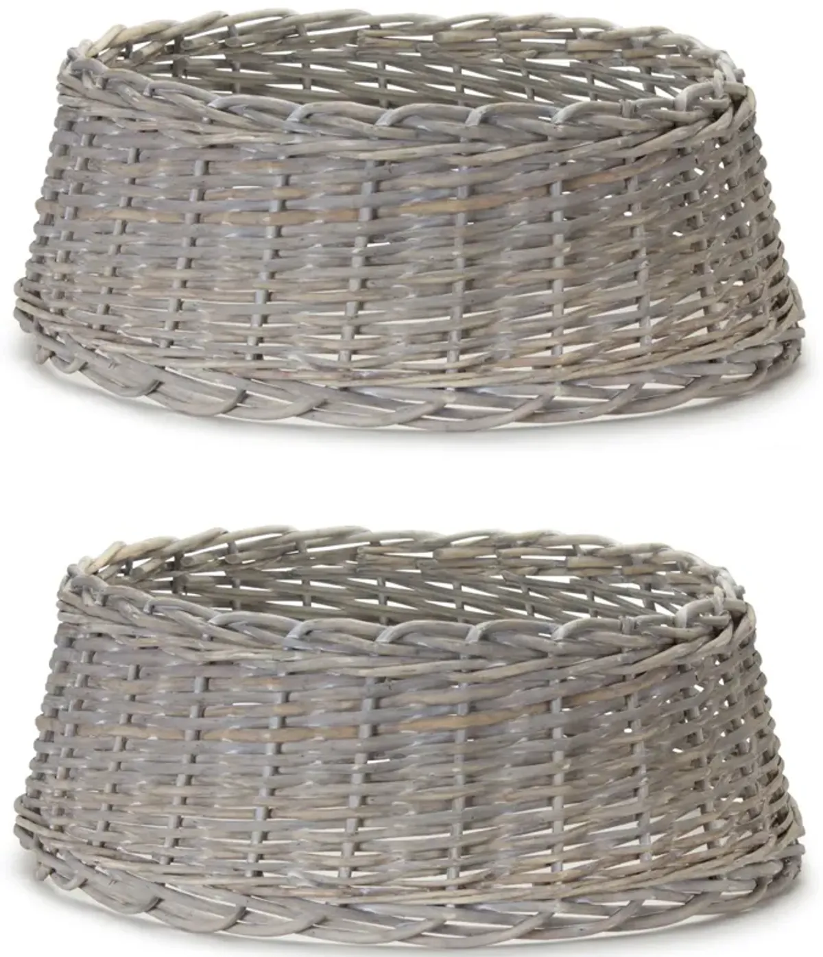 Tree Stand Basket Set of 2 - Stylish and Durable Holders for Holiday Trees or Decorations