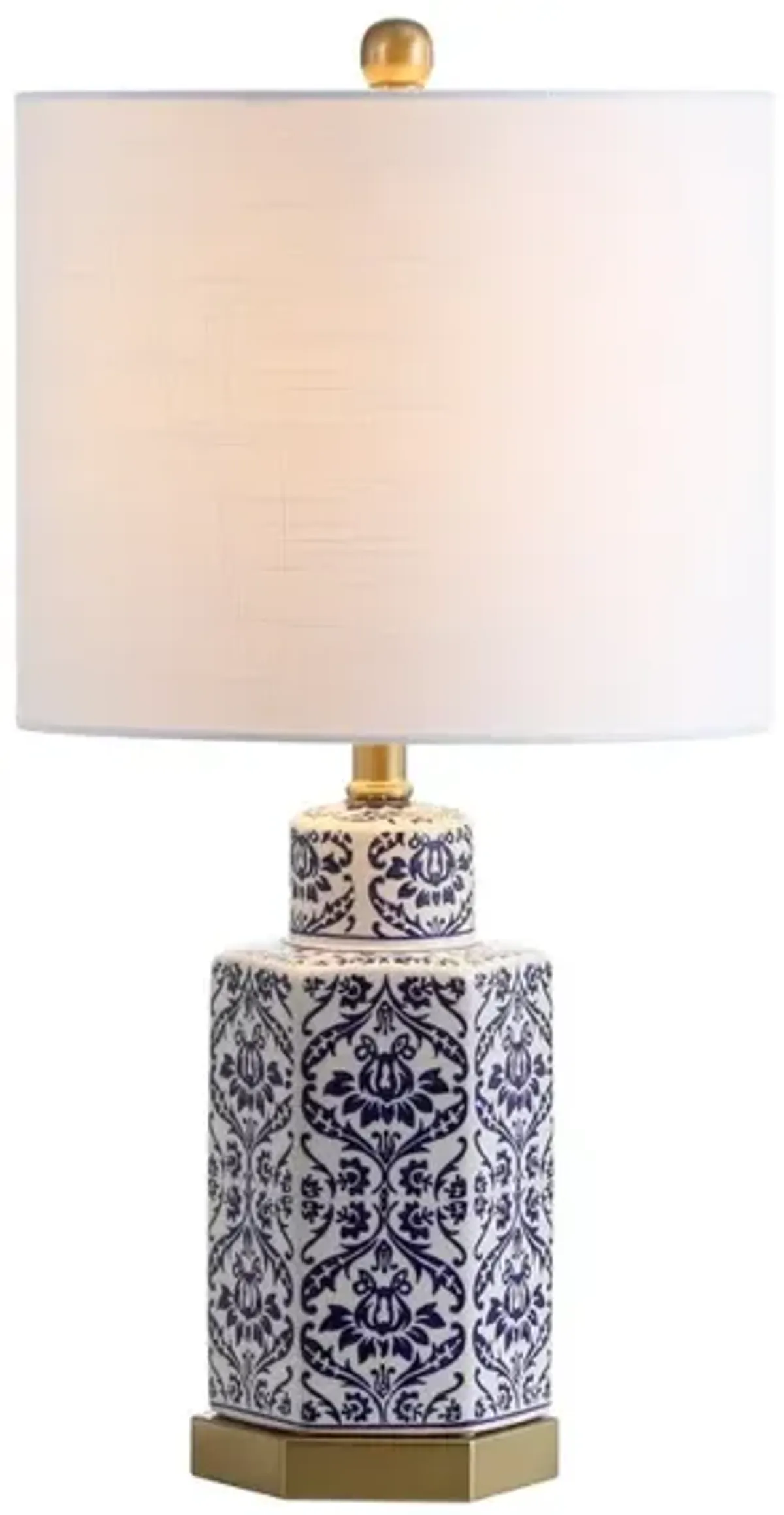 Diana Ginger Jar Ceramic/Metal LED Table Lamp
