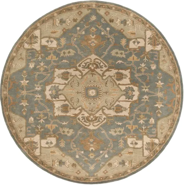 Caesar CAE-1144 6' Round Gray Rug