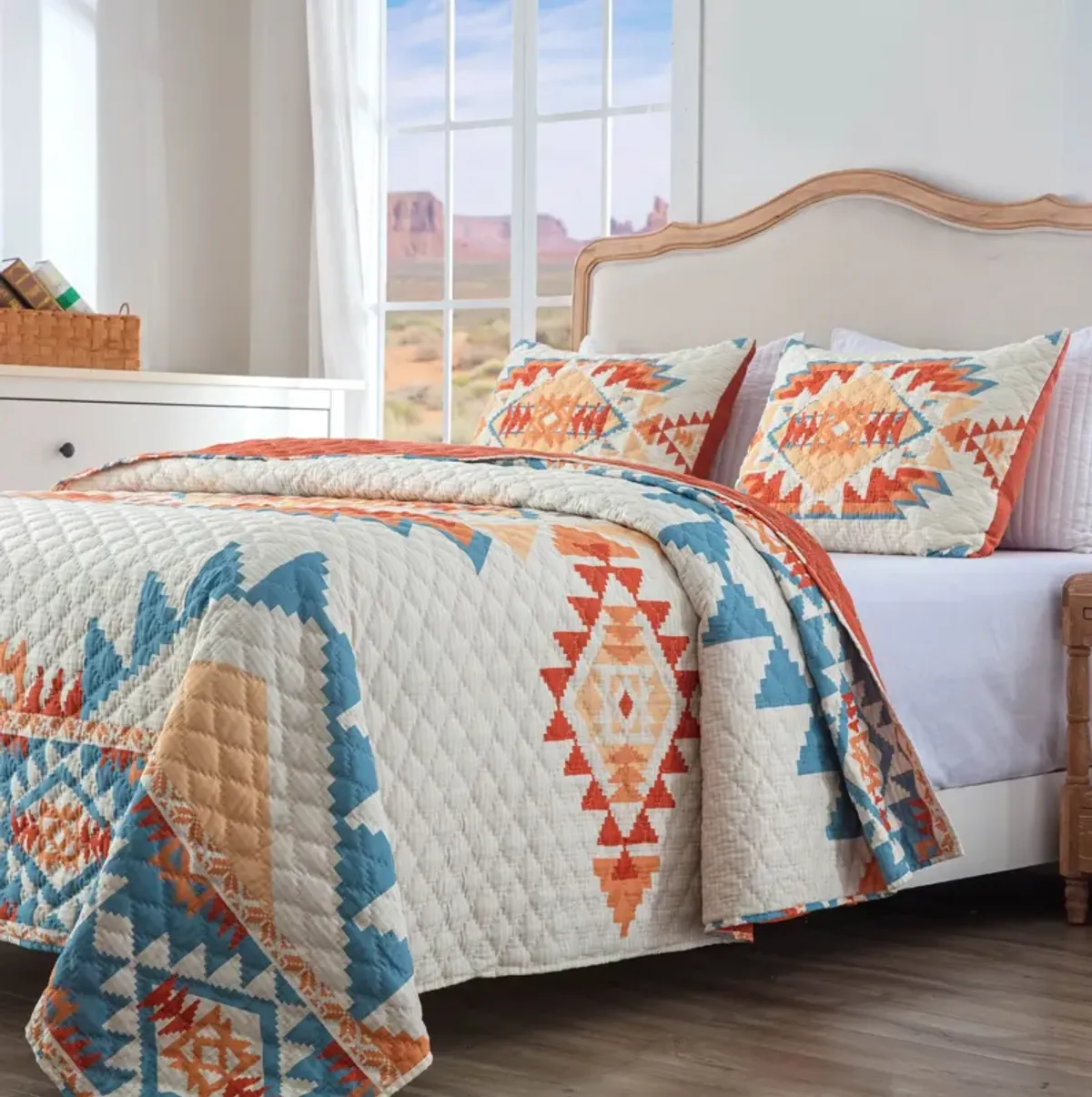 Greenland Home Horizon Fashions Southwestern Boho 2 Pieces Quilt Set