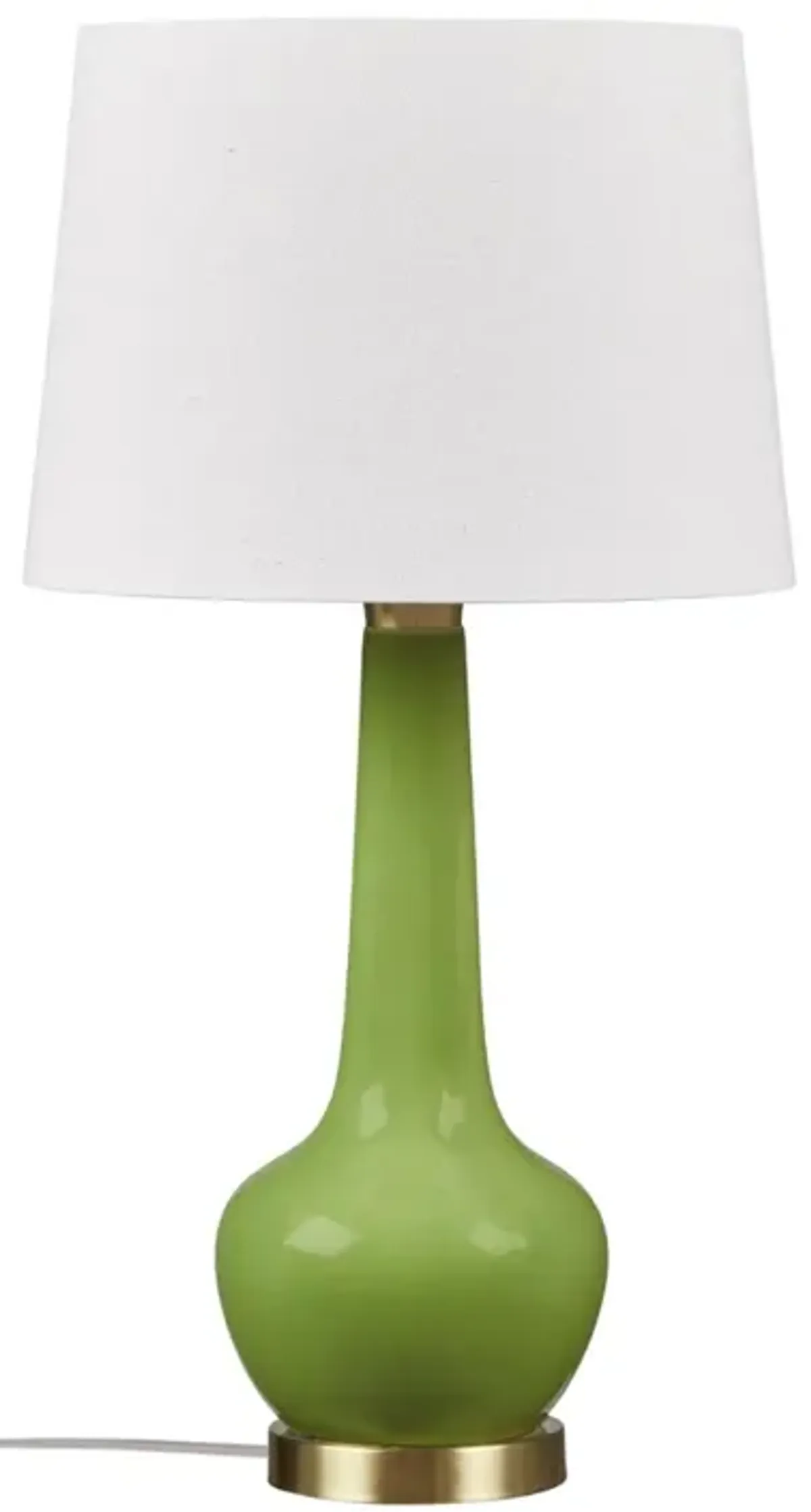 Gracie Mills Lopez Genie Glow Ceramic Gold Metal LED Table Lamp