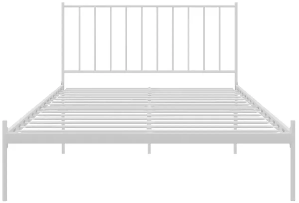 Ares Metal Bed, Queen, White