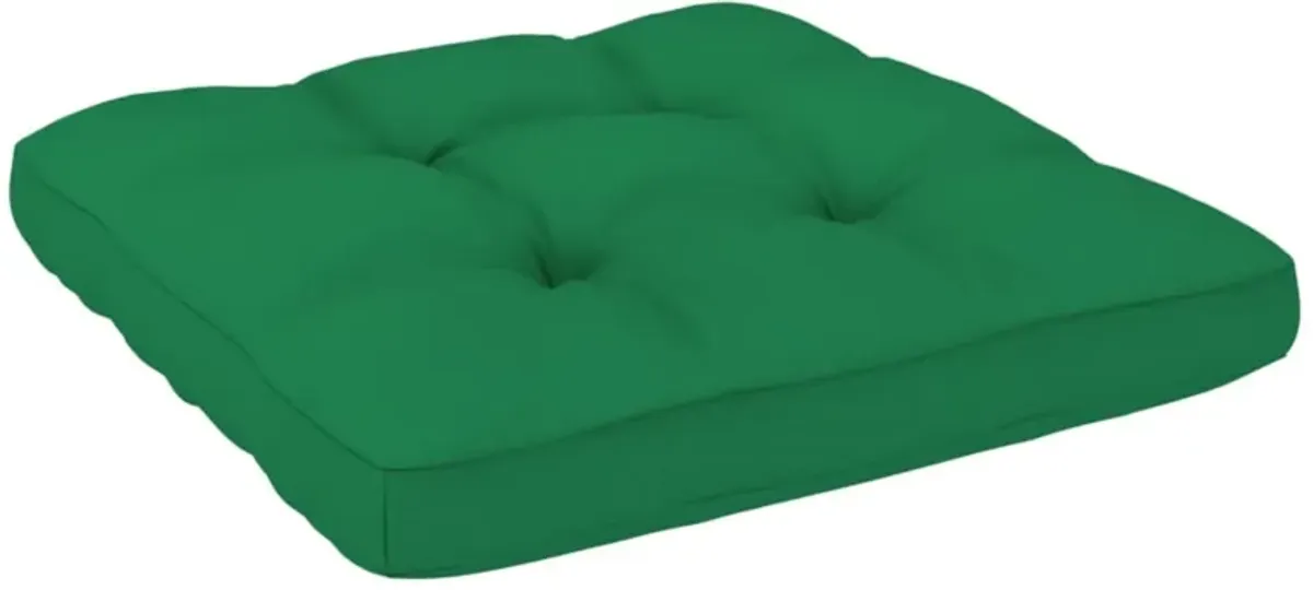 vidaXL Pallet Sofa Cushion Green 31.5"x31.5"x4.7"