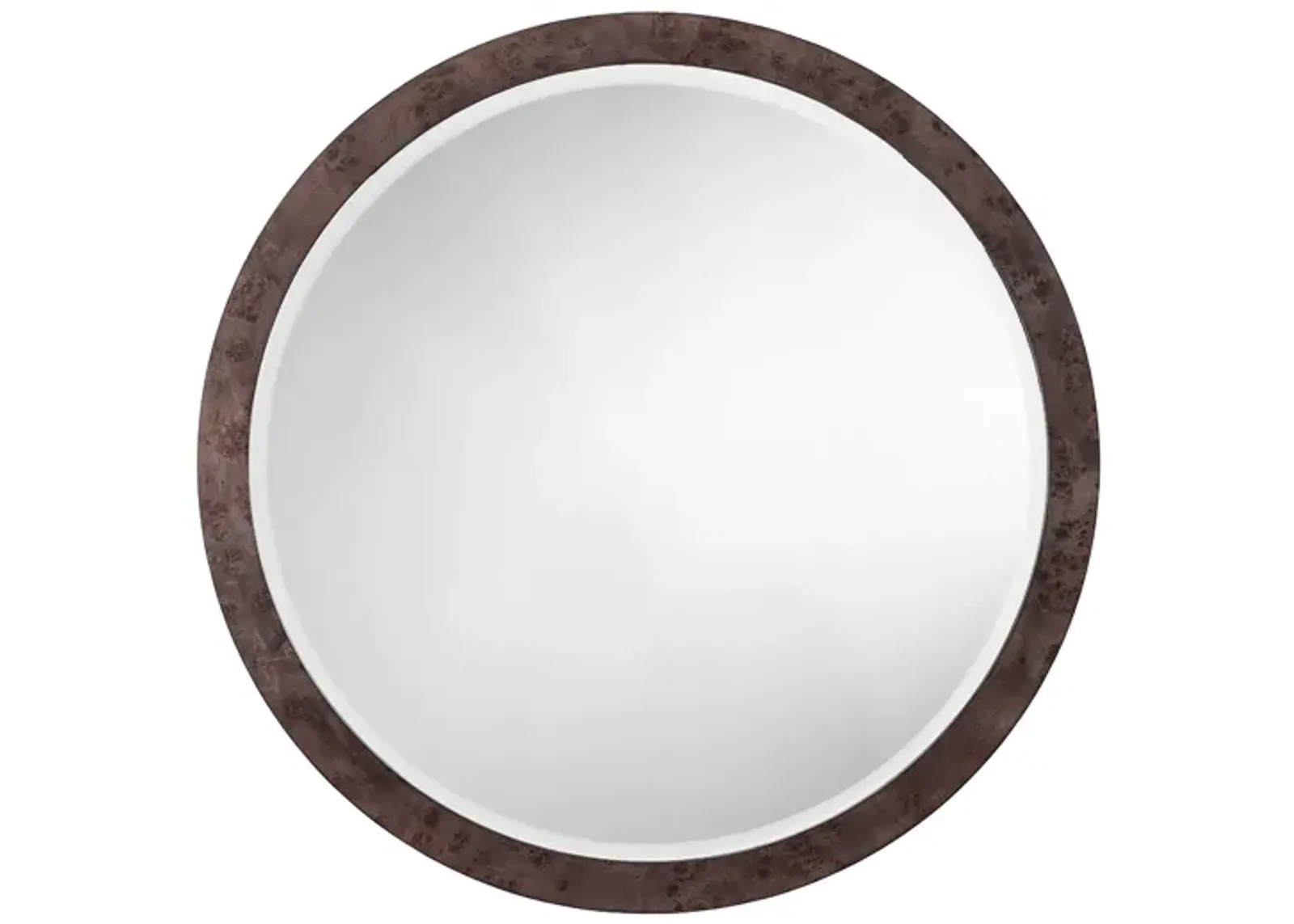 Chandler Round Mirror, Charcoal