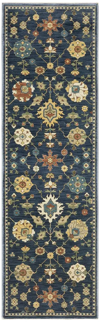 Francesca 6'7" x 9'6" Blue Rug