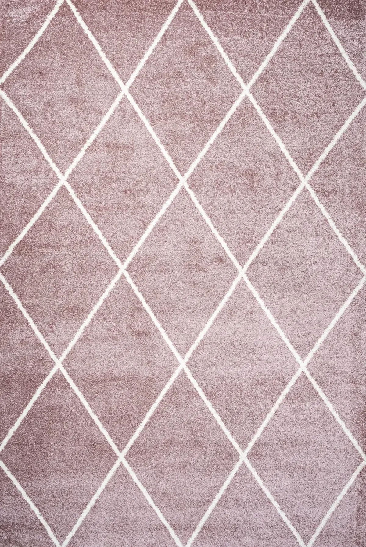 Cole Minimalist Diamond Trellis Area Rug