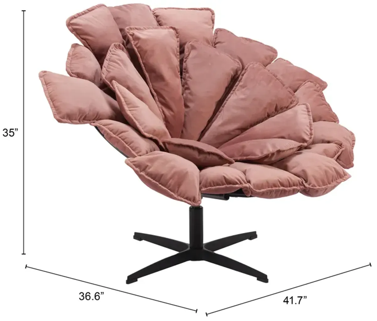 Kipas Accent Chair Pink