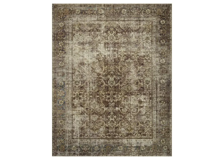 Sinclair SIN01 Rust/Lagoon 3'6" x 5'6" Rug