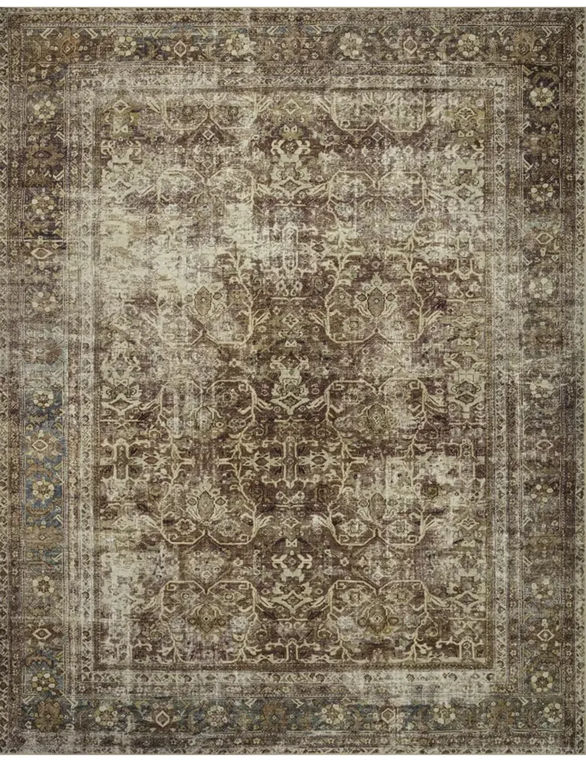 Sinclair SIN01 Rust/Lagoon 3'6" x 5'6" Rug