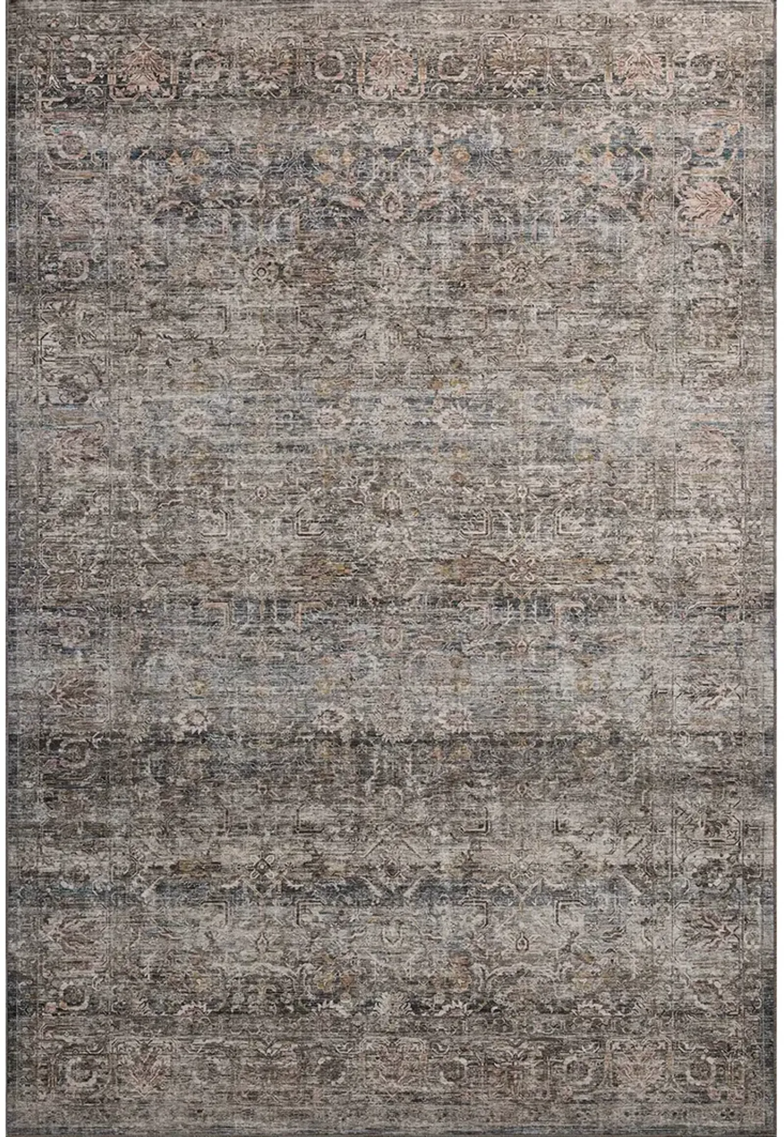 Josie  Dove/Gold 6'x9'0" Machine Washable Rug