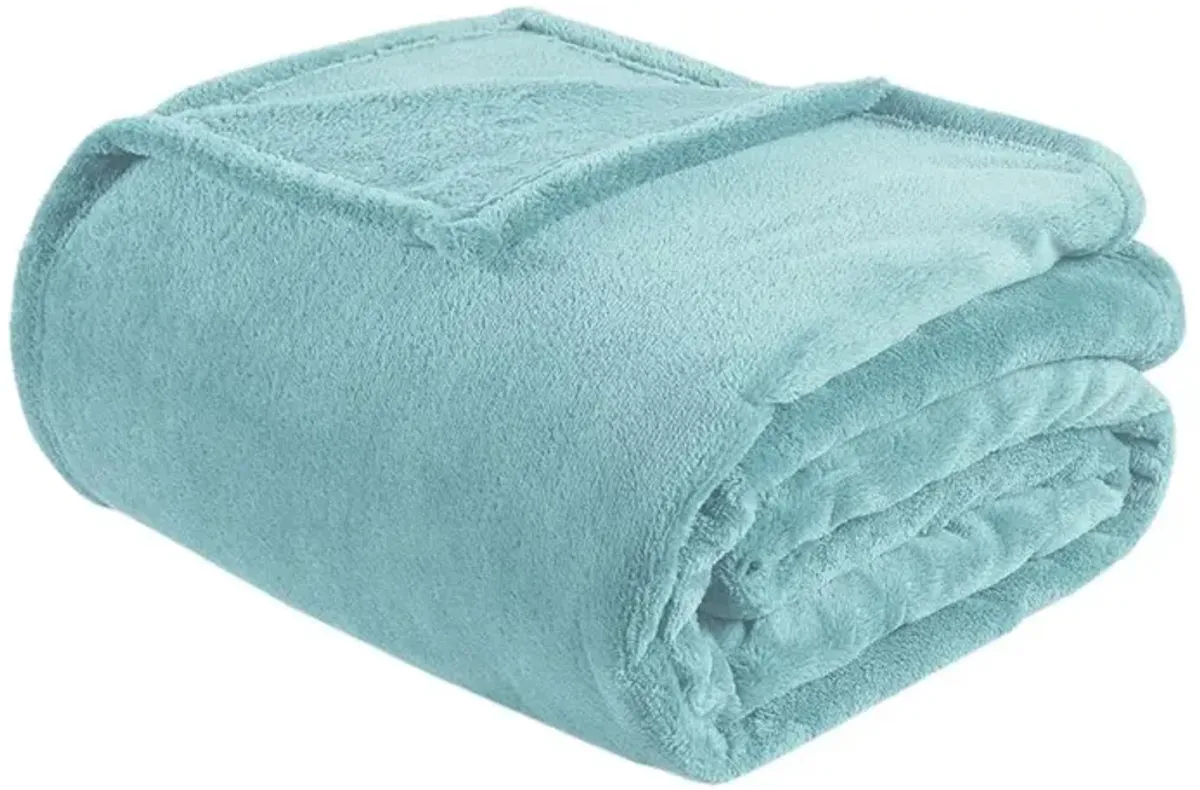 Belen Kox Aqua Microlight Plush Oversized Blanket, Belen Kox