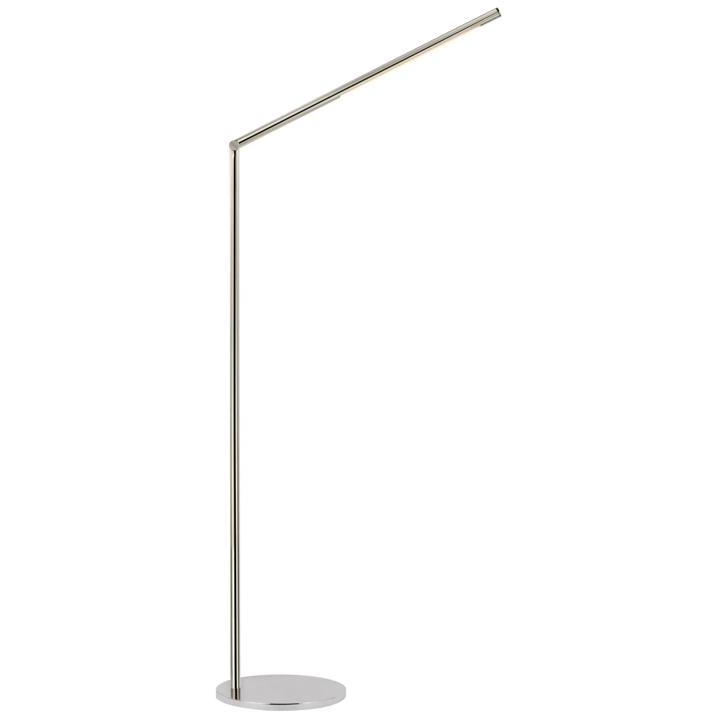 Cona Large Articulating Floor Lamp in Polished Nickel