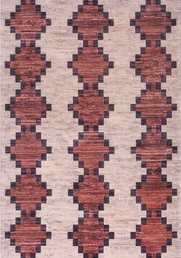 Timantii Modern Trellis Kilim Area Rug