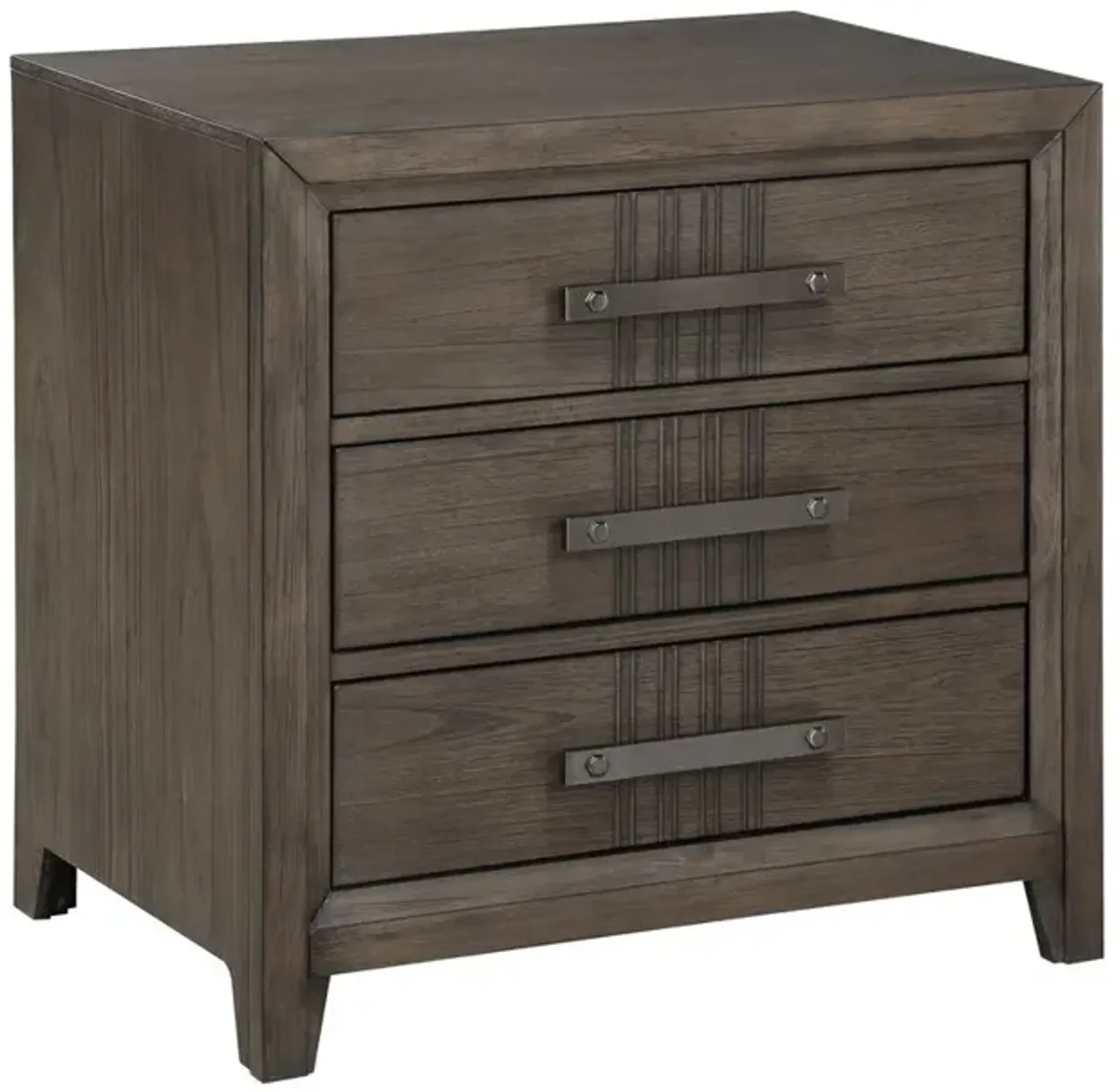 New Classic Furniture Landon Nightstand-Walnut