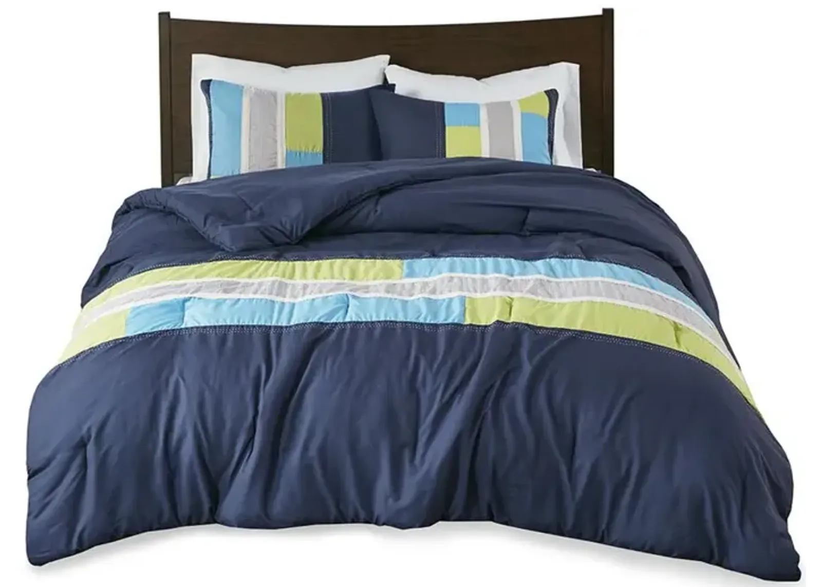 Belen Kox Pipeline Comforter Set - Navy, Belen Kox