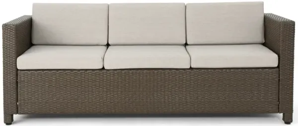 Merax Outdoor Patio 3 Seats Sofa