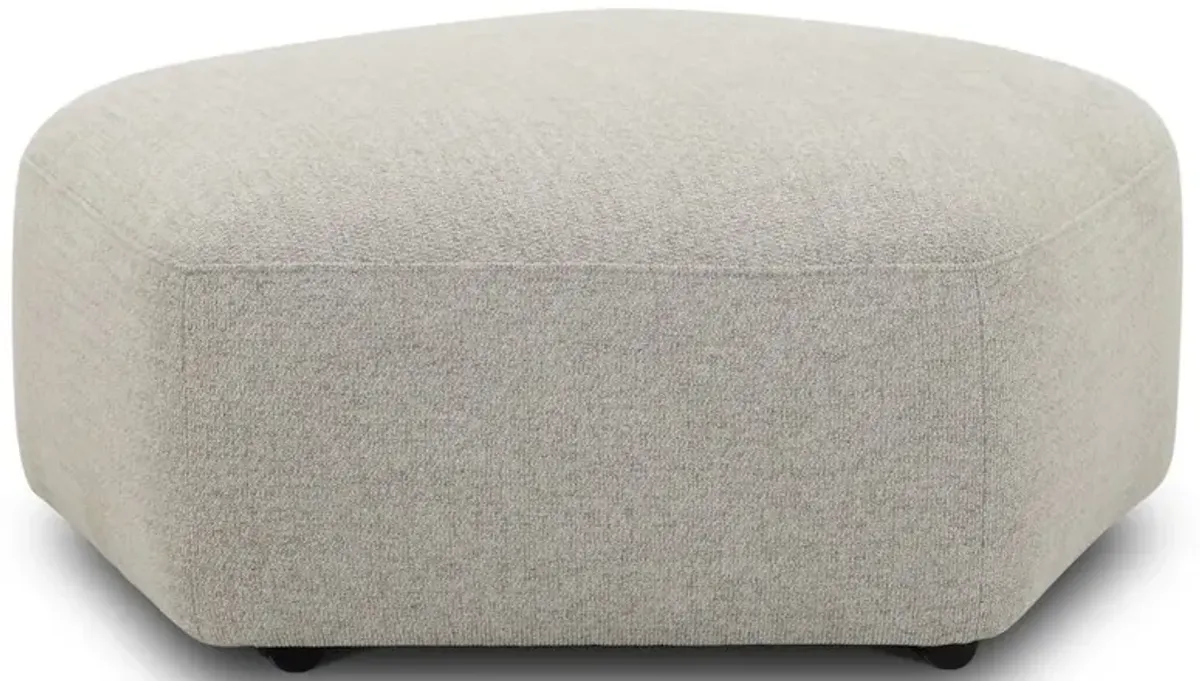 Parker Living Playful - Canes Cobblestone Ottoman with Casters