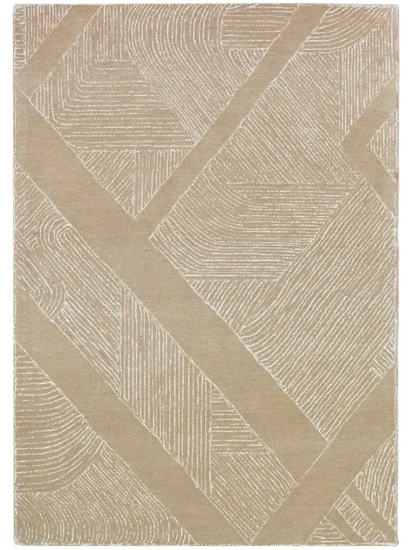 Pure Patterns PRN01 Camel 5'3" x 7'3" Rug