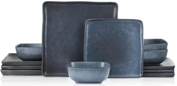 Stone Lain Jonny Stoneware 12 Piece Dinnerware Set