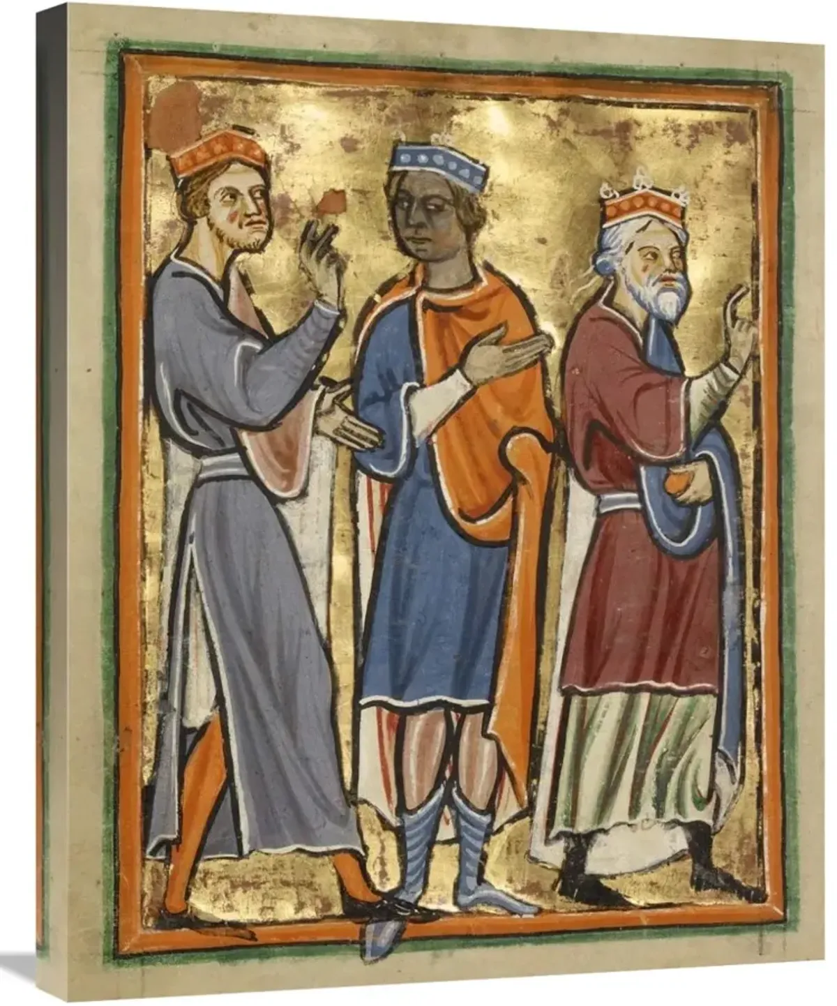 The Magi Approaching Herod-Canvas Art-22x28