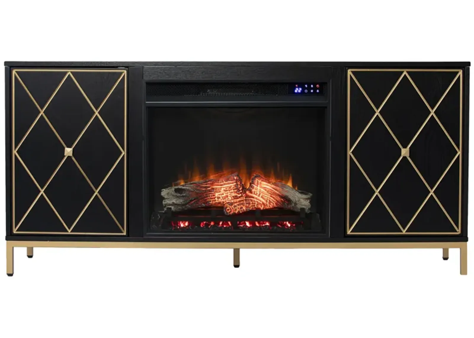 Nelson Touch Fireplace Console