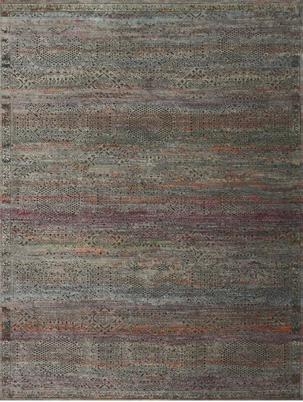 Javari Charcoal/Sunset 5'3" x 7'4" Area Rug