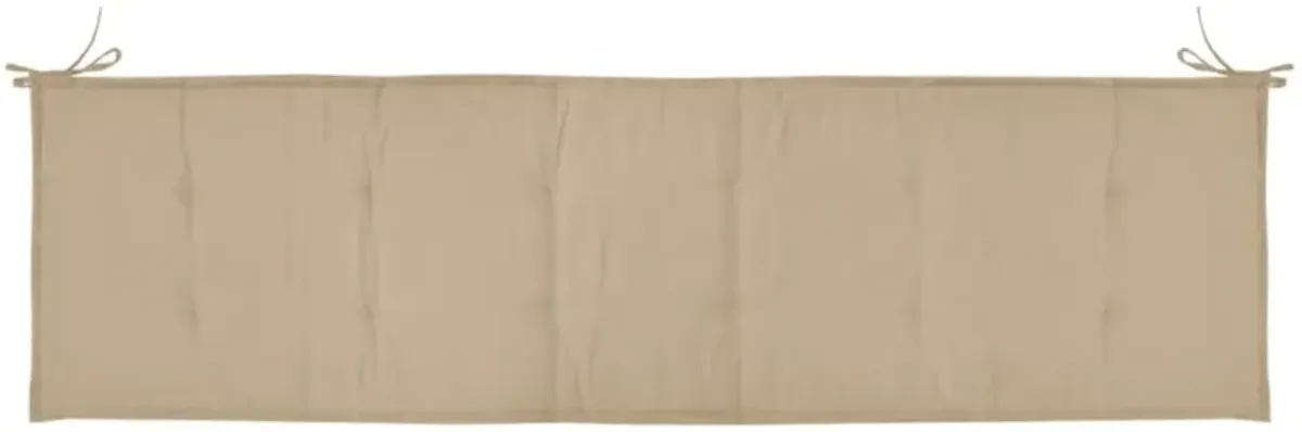 vidaXL Garden Bench Cushion Beige 70.9"x19.7"x1.2"