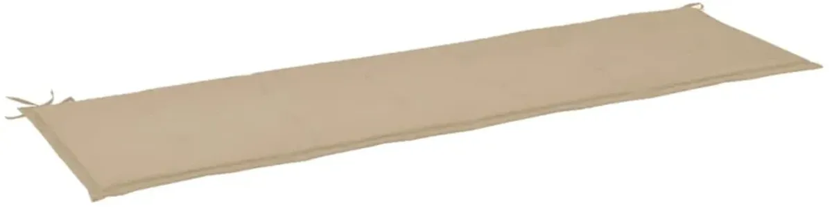 vidaXL Garden Bench Cushion Beige 70.9"x19.7"x1.2"