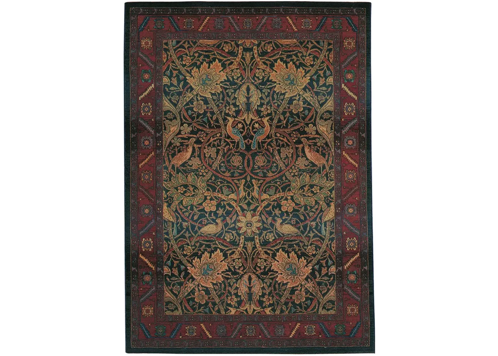 Kharma 6'7" x 9'1" Red Rug