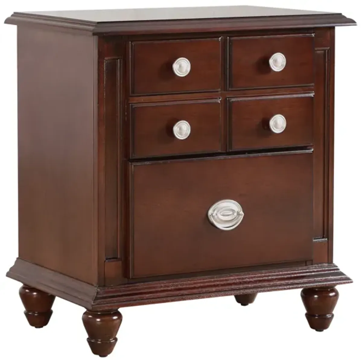 Summit 5-Drawer Nightstand (27 in. H x 16 in. W x 24 in. D)