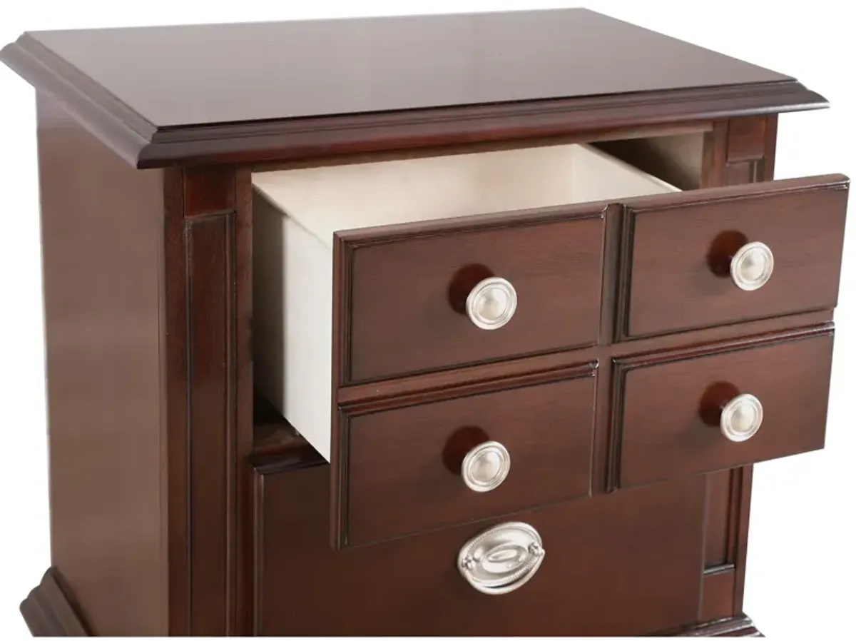 Summit 5-Drawer Nightstand (27 in. H x 16 in. W x 24 in. D)