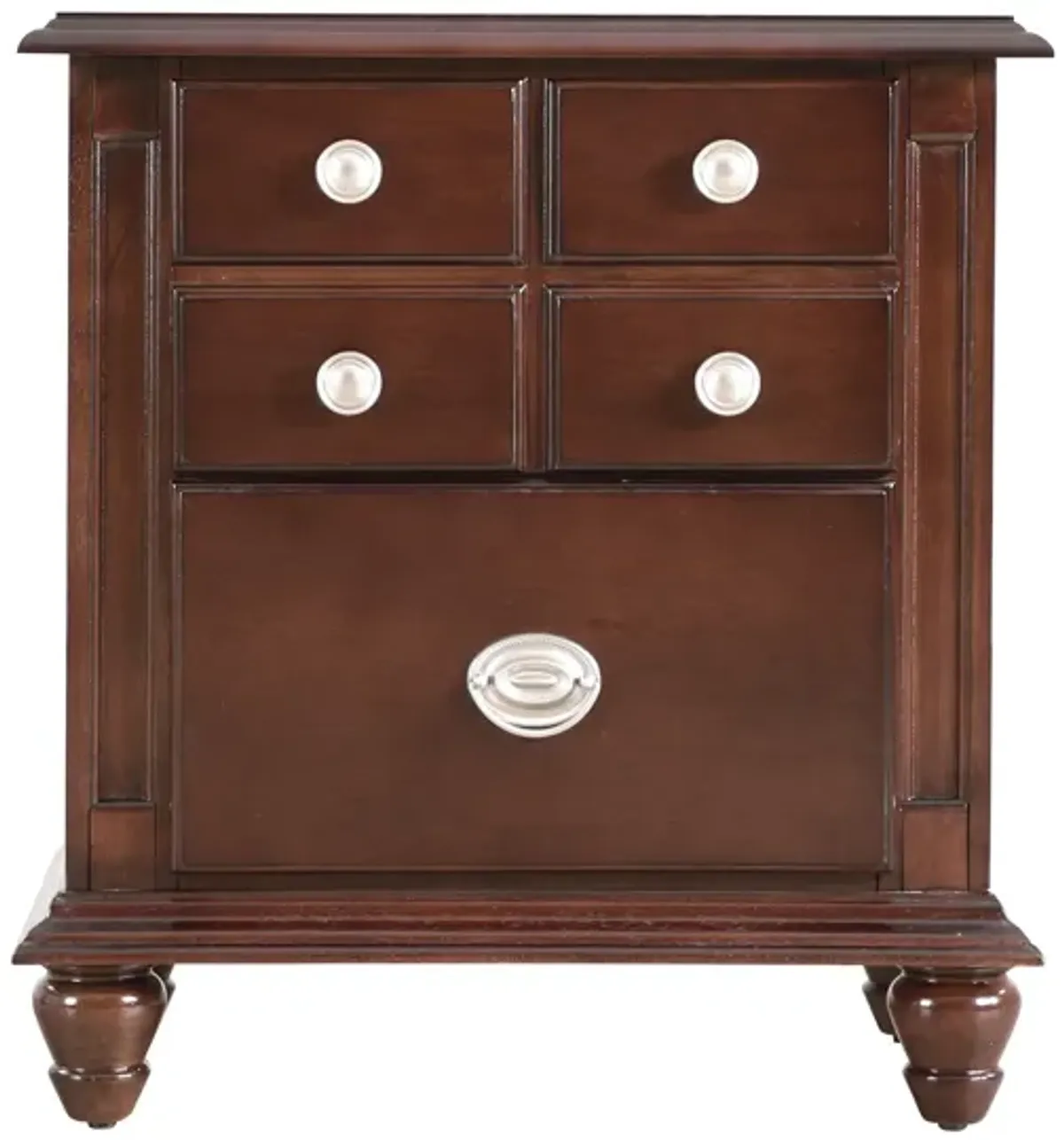 Summit 5-Drawer Nightstand (27 in. H x 16 in. W x 24 in. D)