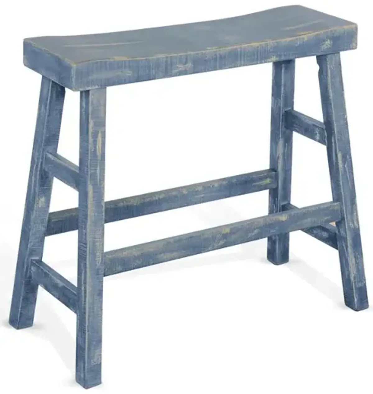 Sunny Designs Ocean Blue 30'H Bench, Wood Seat