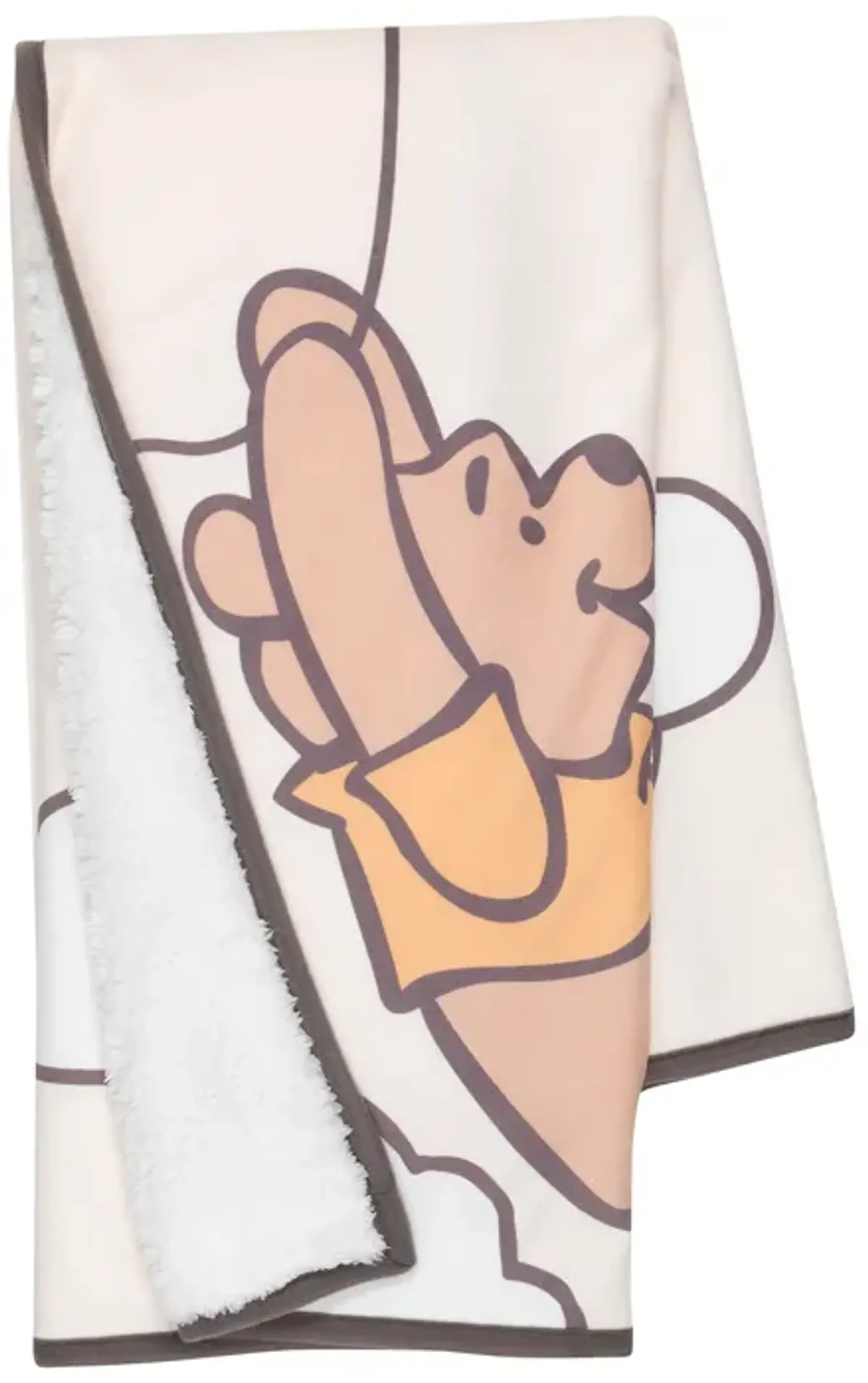 Lambs & Ivy WINNIE THE POOH Picture Perfect Baby Blanket - Beige, Animals