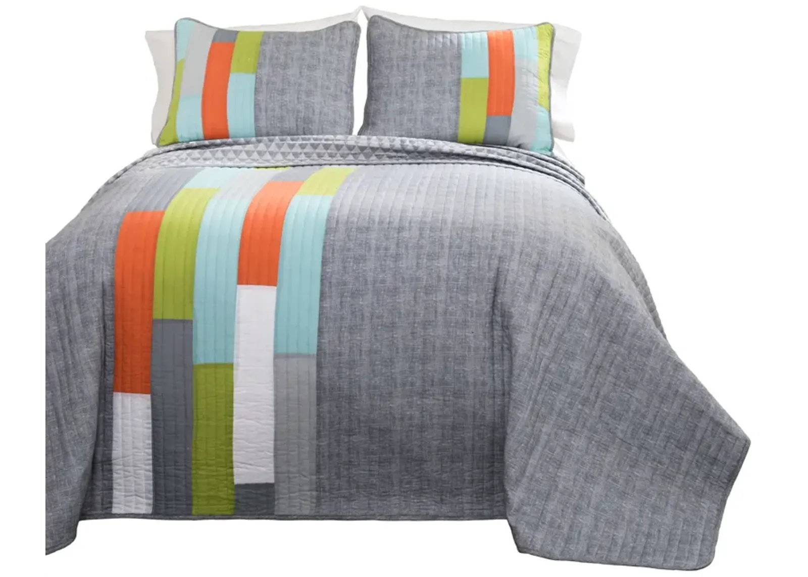 Shelly Stripe Quilt 3Pc Set