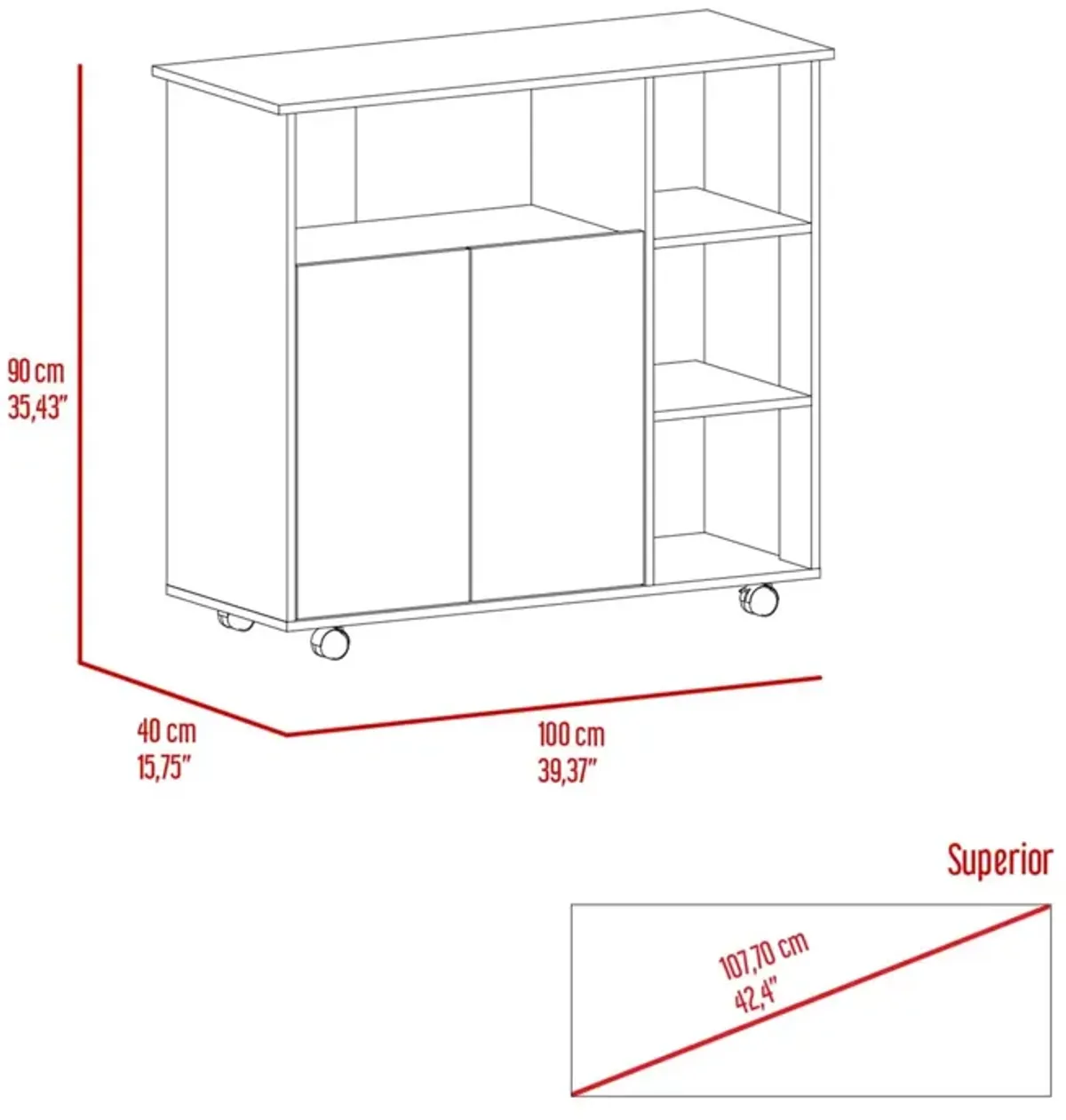 Serbia Kitchen Island