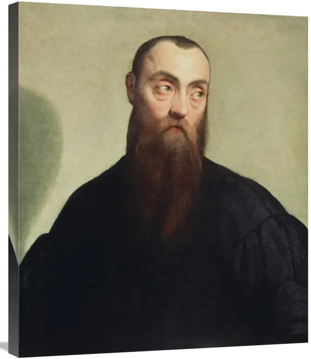 Portrait of a Bearded Man-Canvas Art-25.8x30
