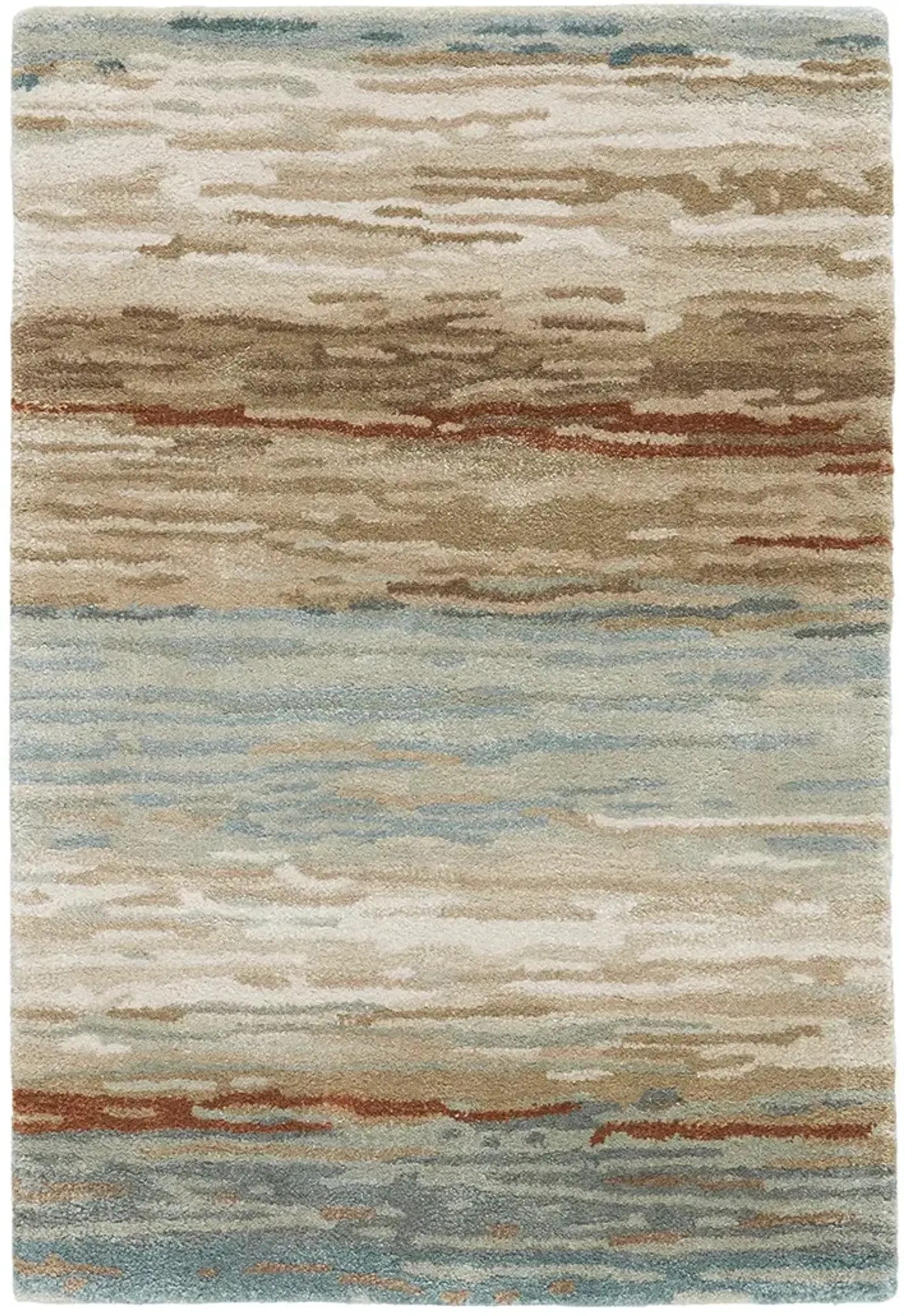 Genesis Mondrian Tan/Taupe 8' x 11' Rug