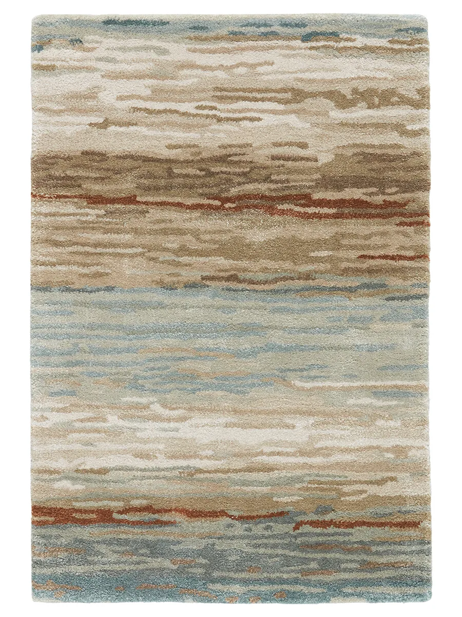 Genesis Mondrian Tan/Taupe 8' x 11' Rug