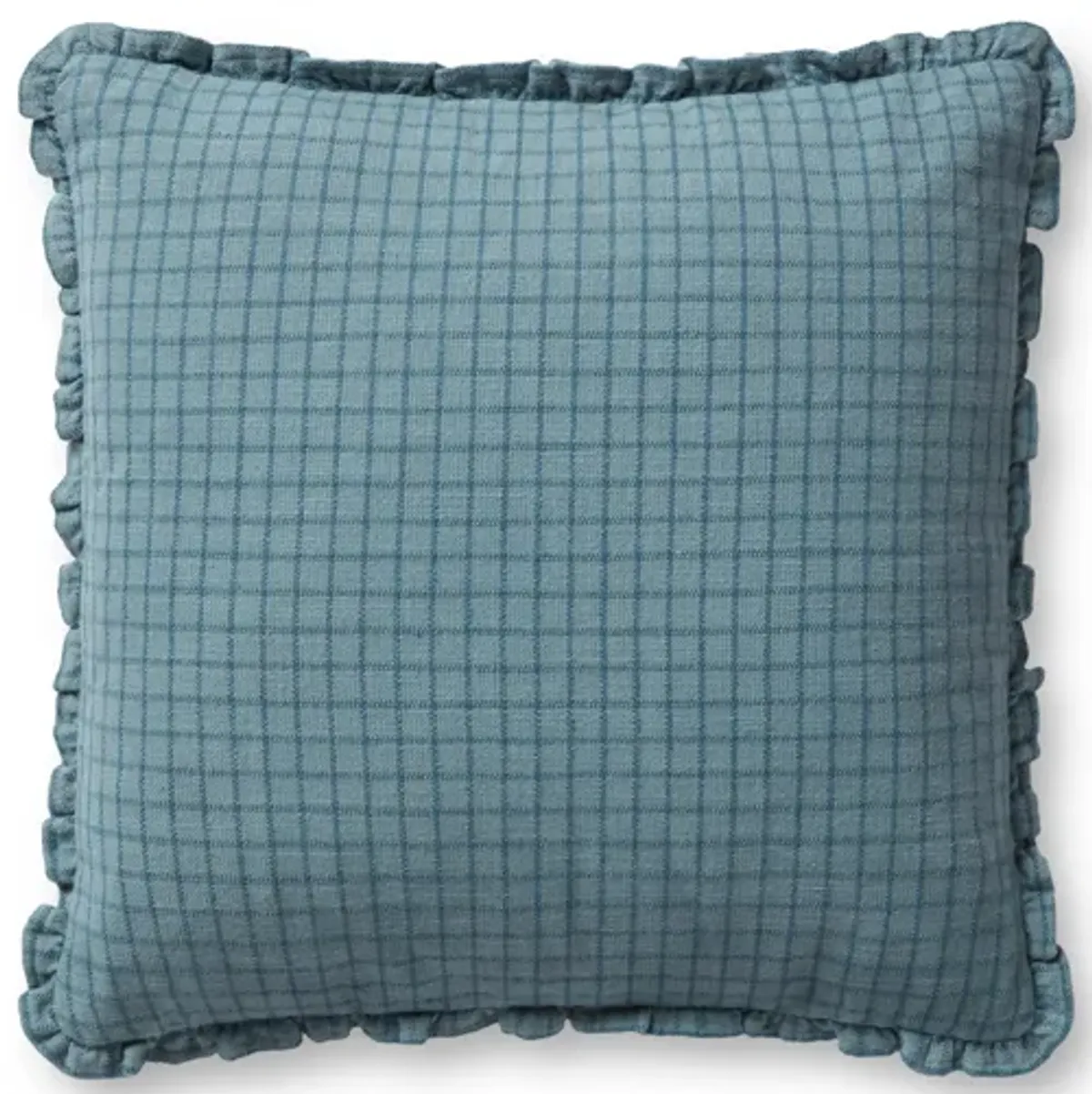 Dinah PCJ0012 Ocean /Blue 18''x18'' Down Pillow by Chris Loves Julia x Loloi