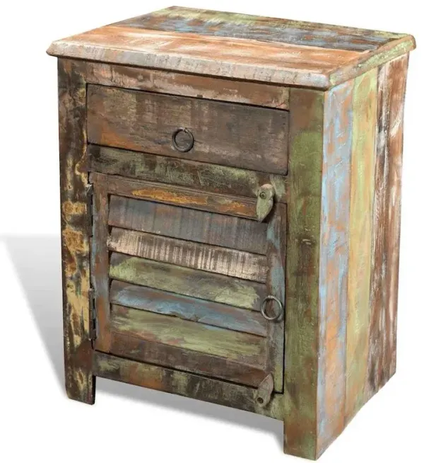 Vintage Cabinet Multicolor Reclaimed solid wood Compact Durable