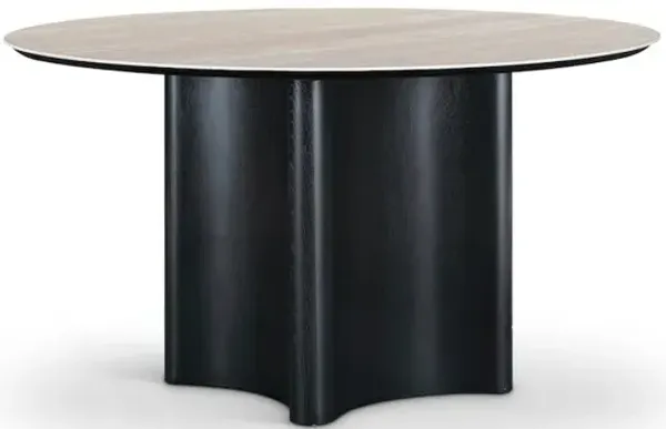Meridian Furniture Corvina Black Oak Veneer Dining Table