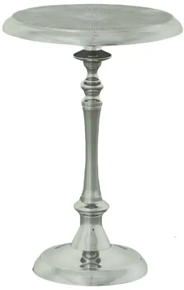 Carolina Living Ashley Accent Table - Silver