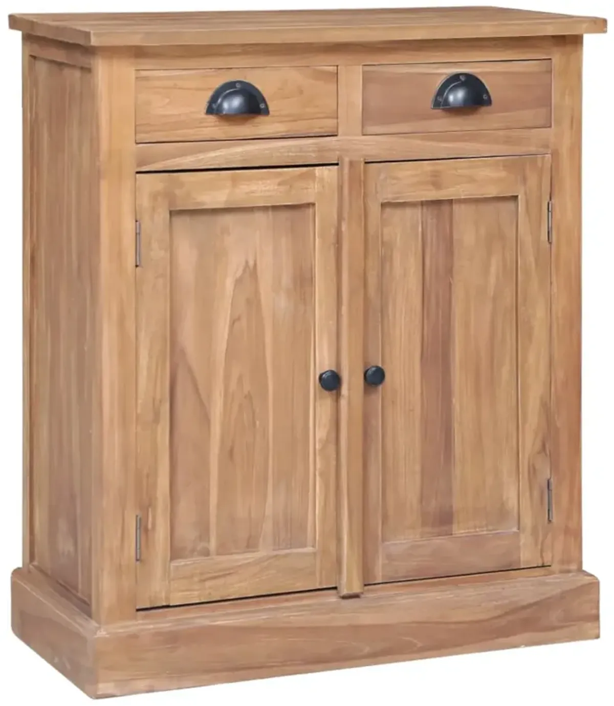 vidaXL Side Cabinet 25.6"x11.8"x29.5" Solid Teak