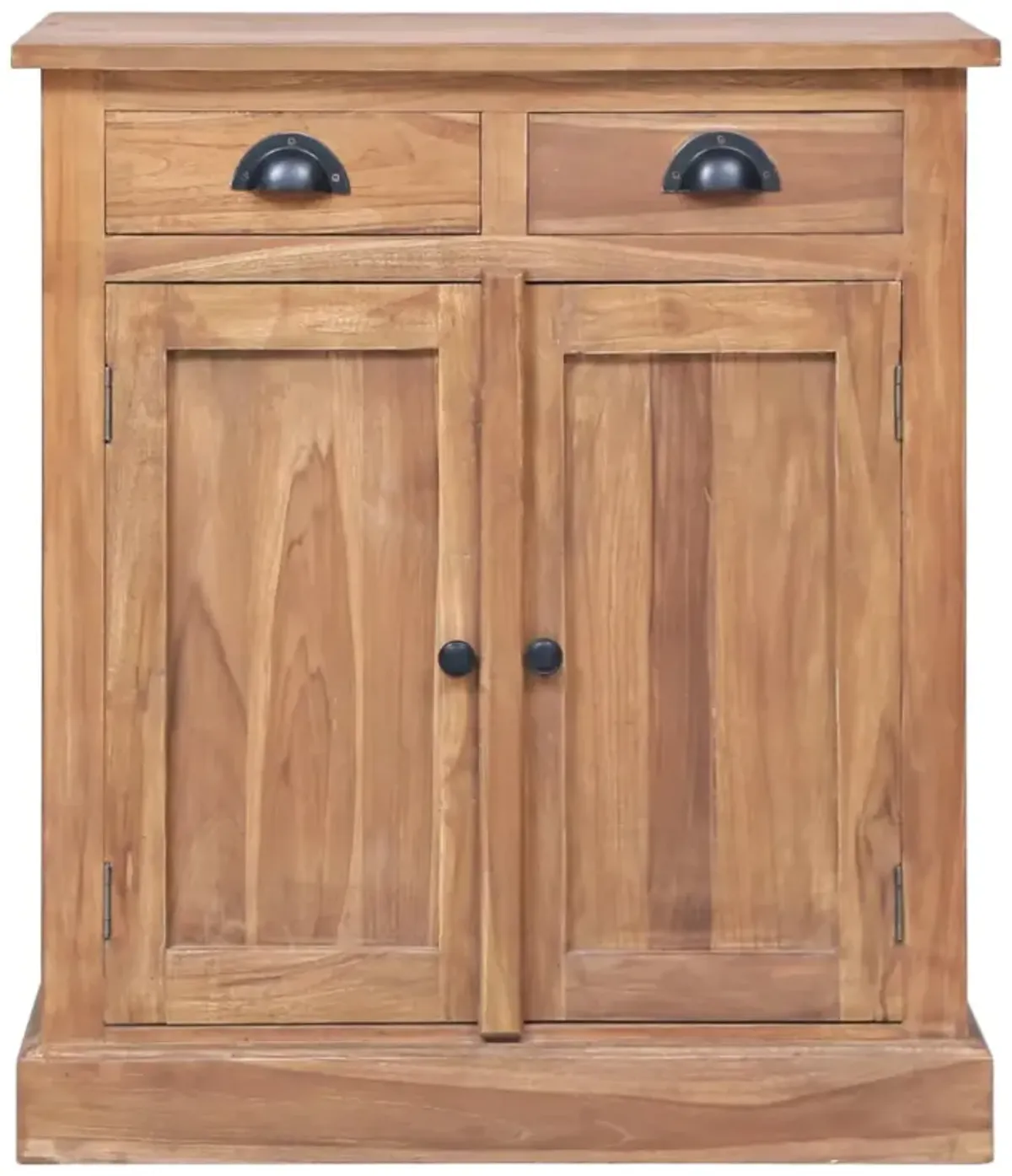 vidaXL Side Cabinet 25.6"x11.8"x29.5" Solid Teak