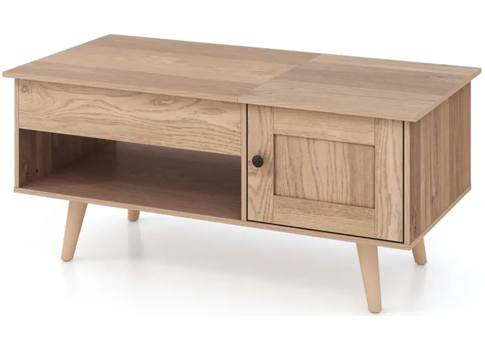 Lift Top Coffee Table with Storage and Hidden Compartment