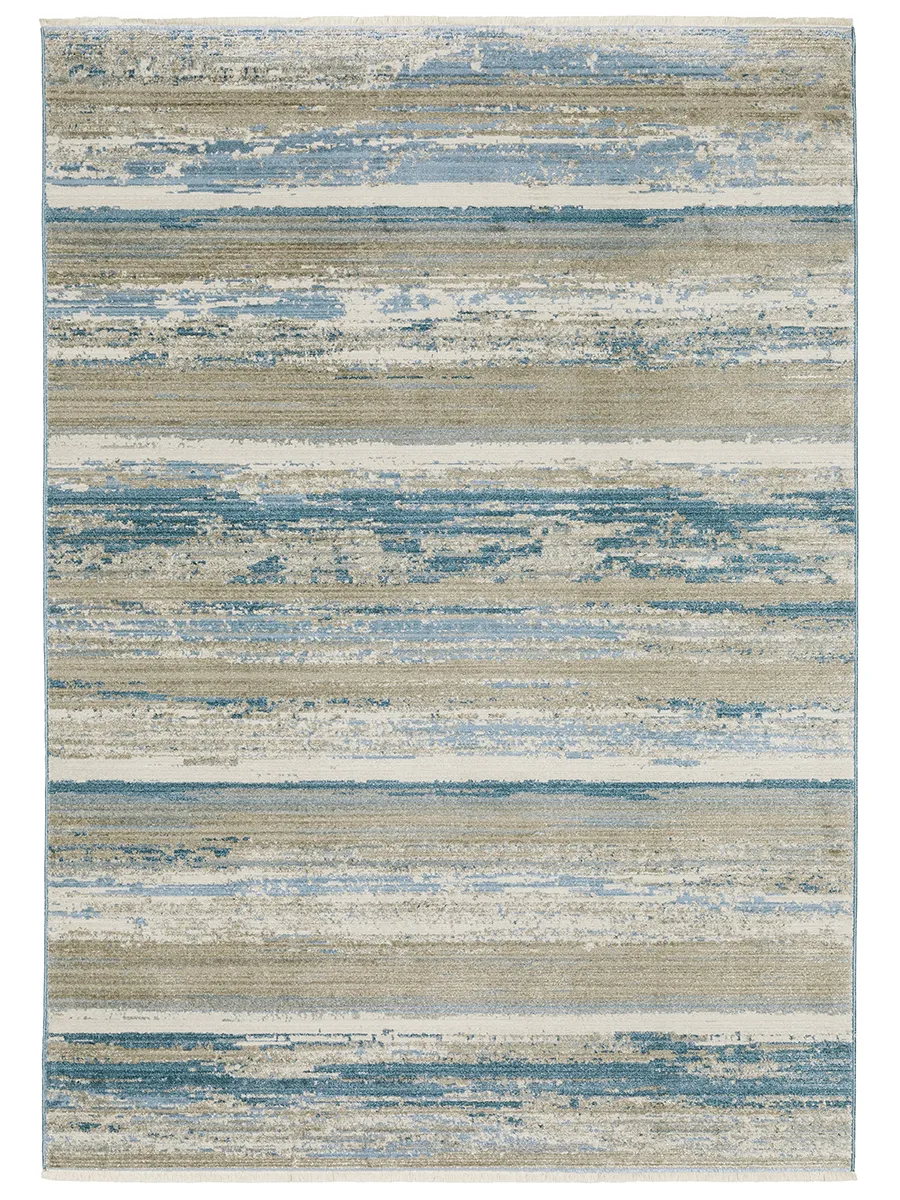 Bauer 9'10" x 12'10" Blue Rug