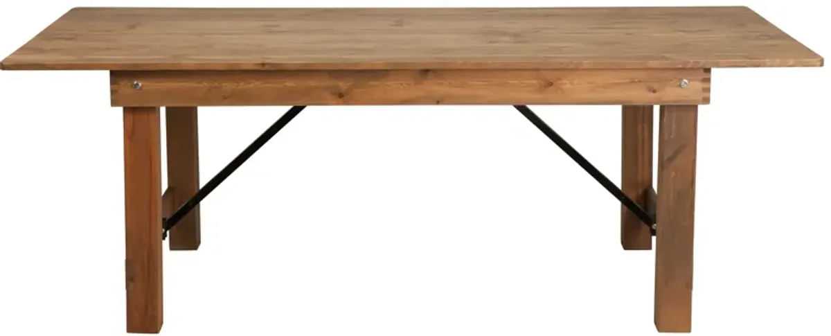 7'x40" Folding Farm Table