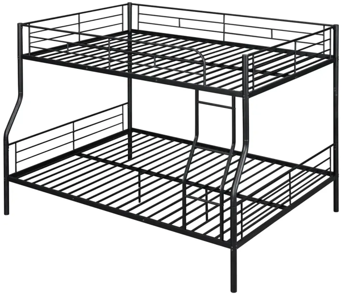 Full XL Over Queen Metal Bunk Bed